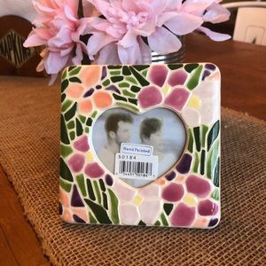 Vintage 1993 Terragrafics frame hand painted perfect for Valentines